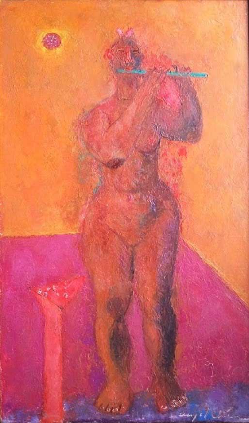 Ángel Chávez La flautista encantadora